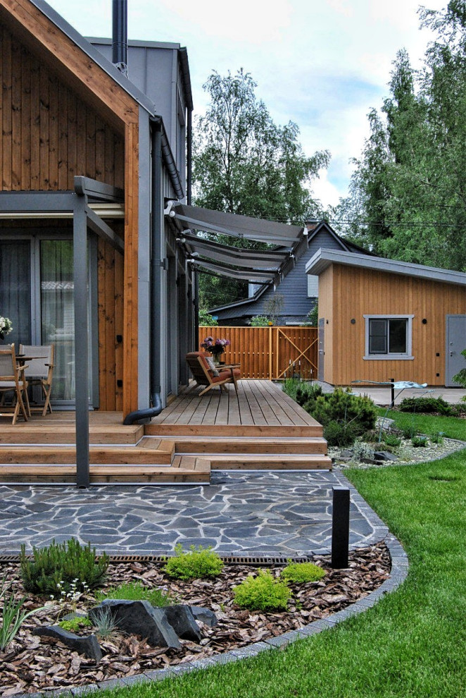 Сад со скатами для звездной пары актеров