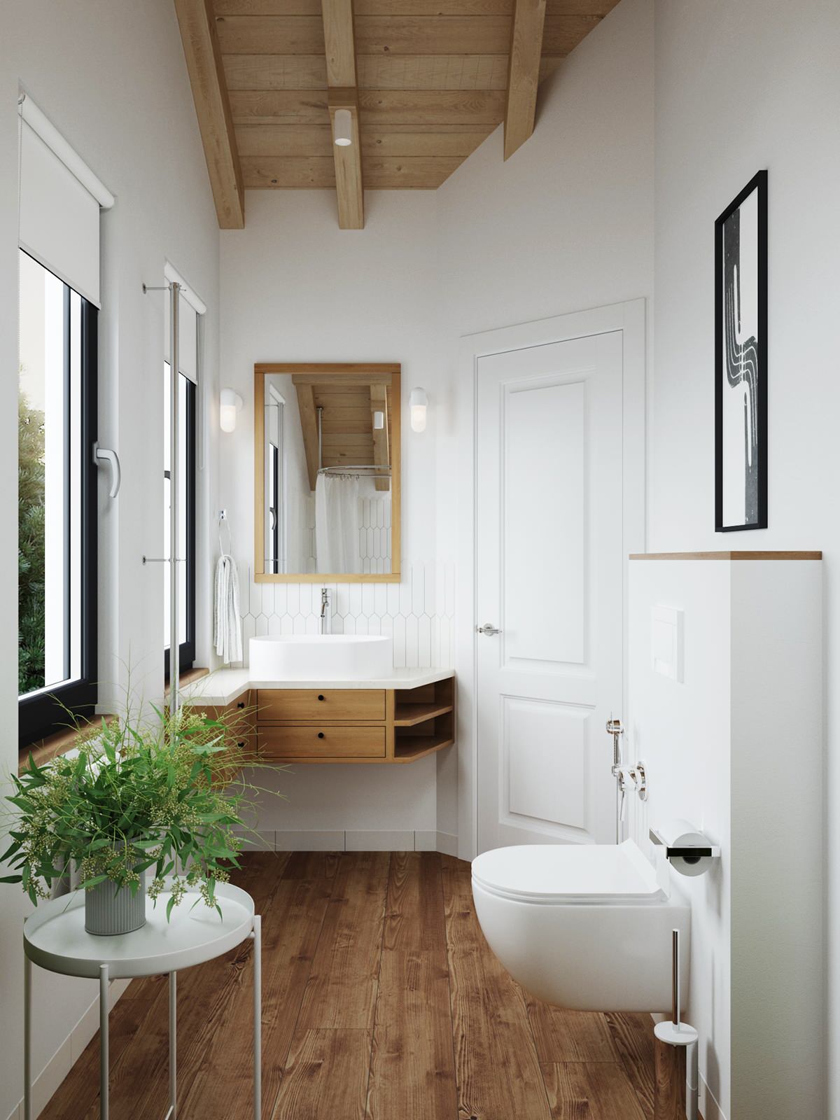 Обложка проекта: ванная в загородном доме