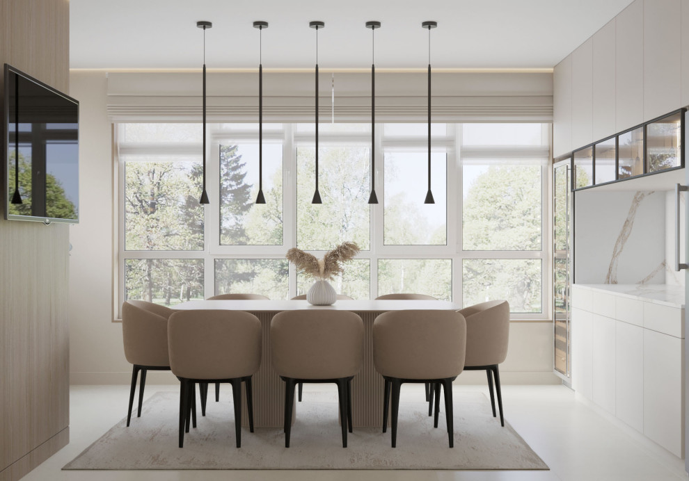 Дизайн-проект интерьера кухни в загородном доме