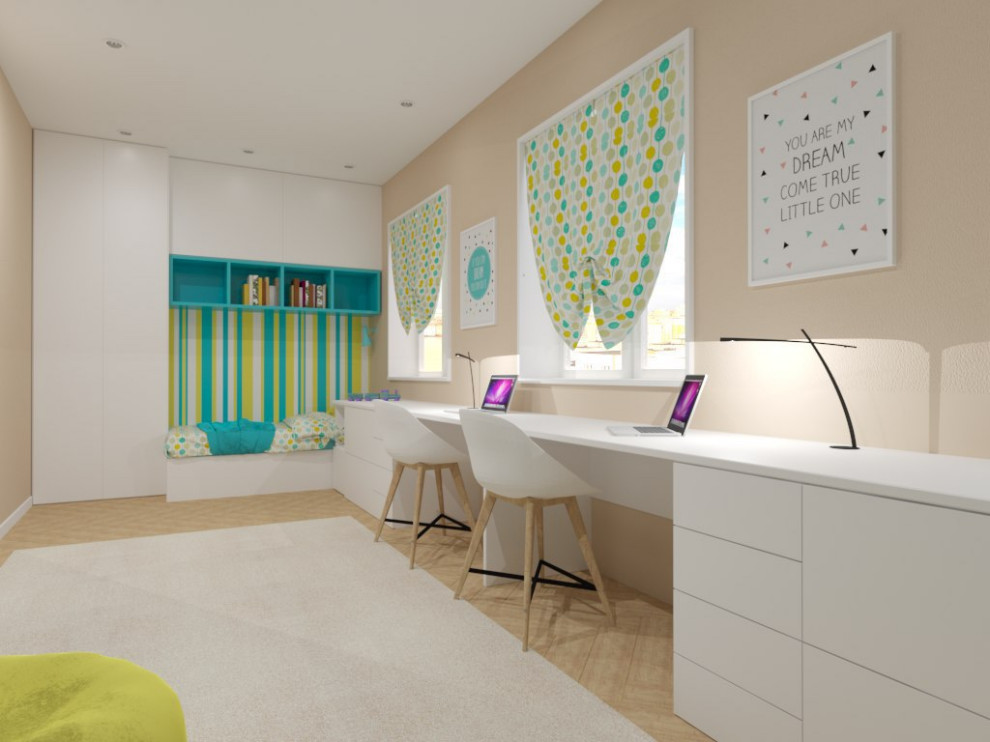 Обложка проекта: "Вагон-ресторан" или детская для двоих детей