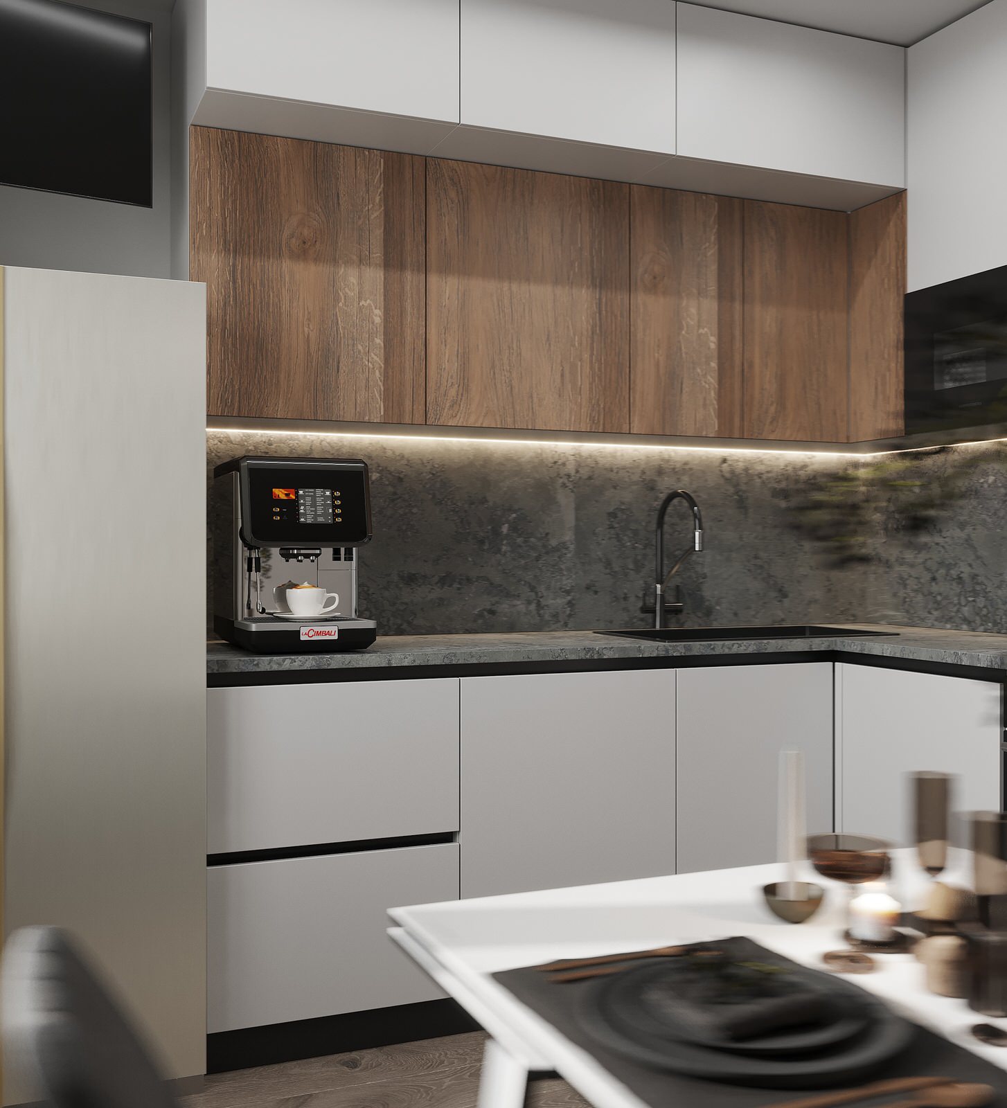 Трехкомнатная квартира с видом на лес