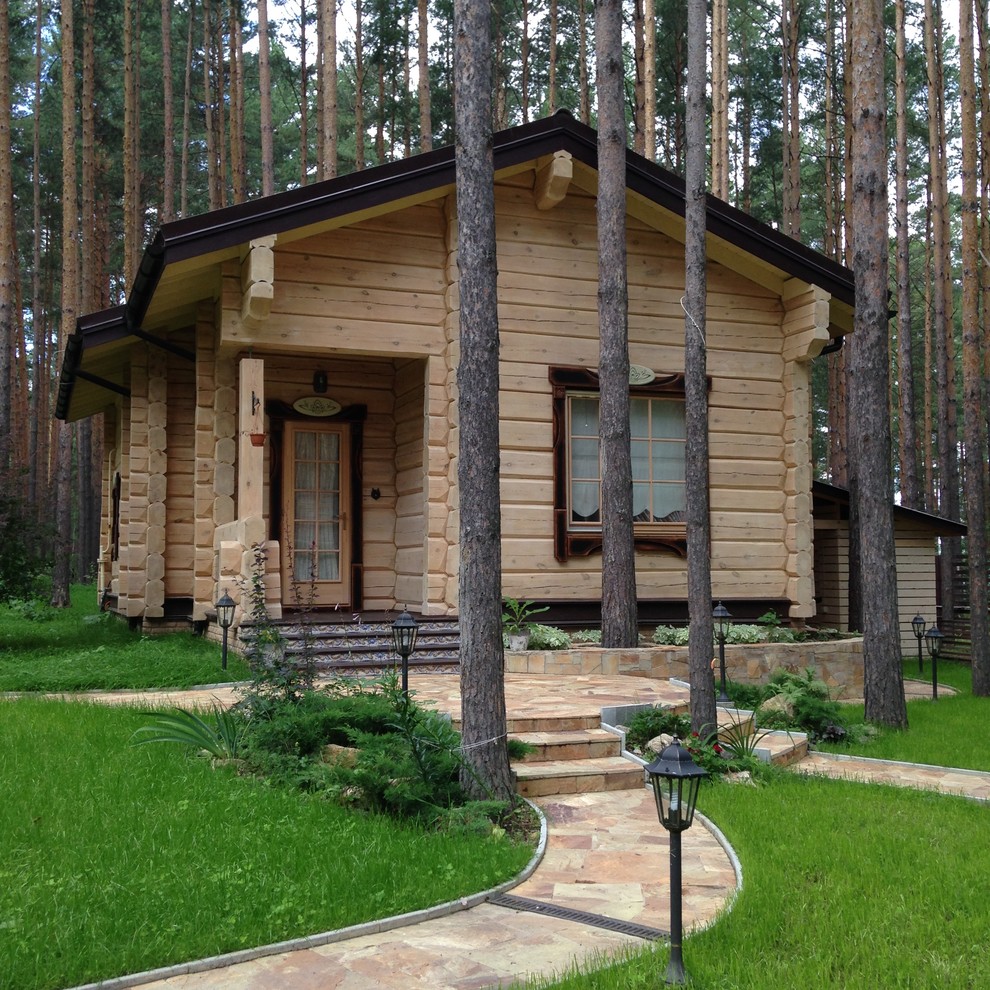 Частный жилой дом и баня на территории КП "Финский Залив" (Верхняя Сысерть)