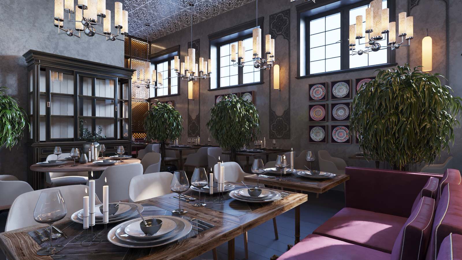 Restaurant_013_визуализация интерьера ресторана в г. Санкт_Петербург