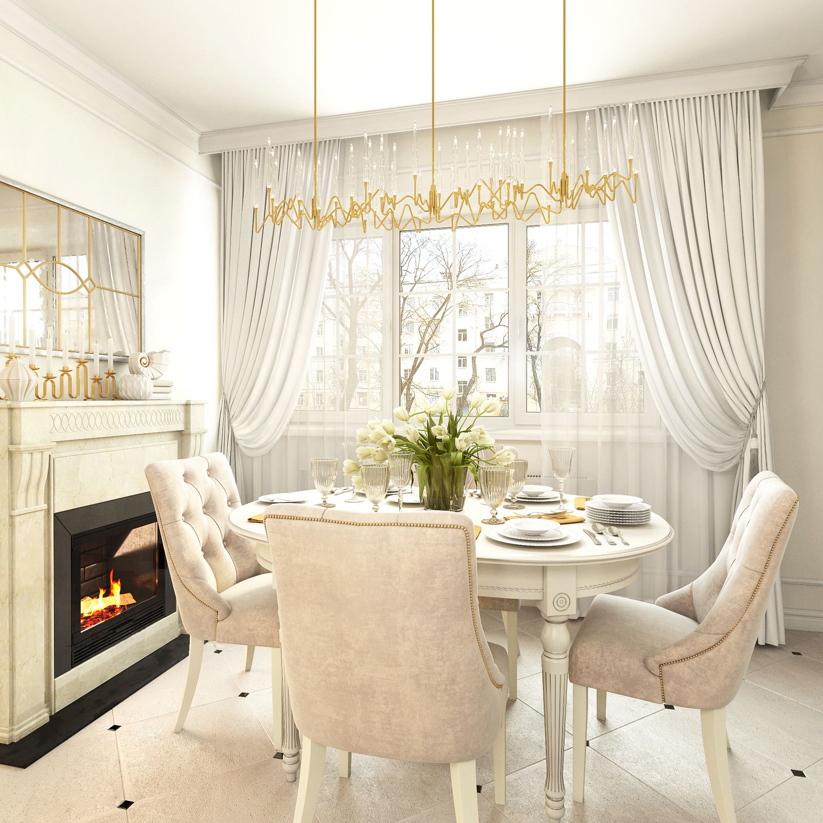 Дизайн-проект четырехкомнатной квартиры