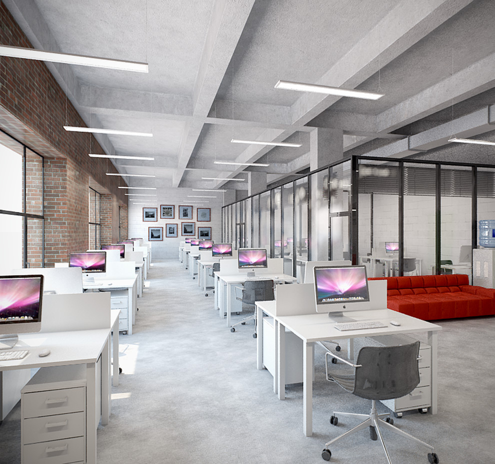 Бизнес-центр на "Трехгорке". Вестибюль. Альтернативный вариант.