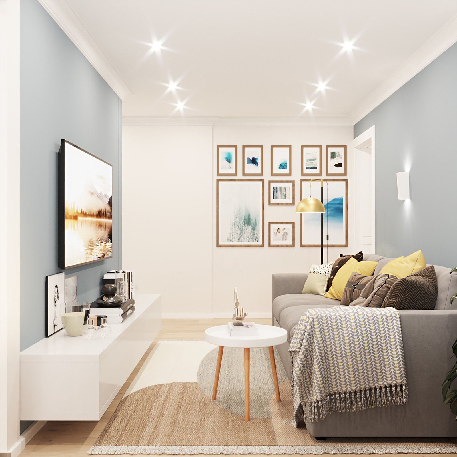 Дизайн-проект квартиры. S=50м2