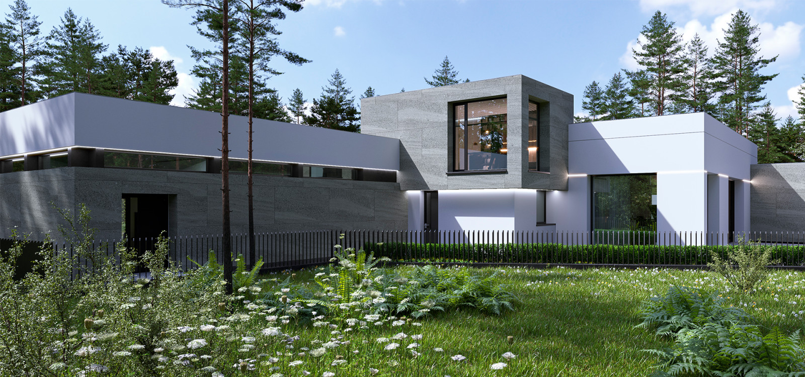 Частный дом в стиле "Хай-тек"