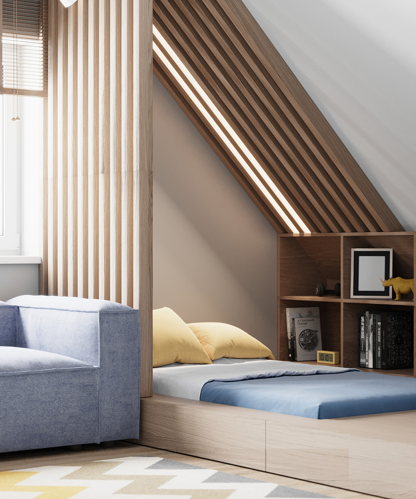 Детская в спокойных тонах