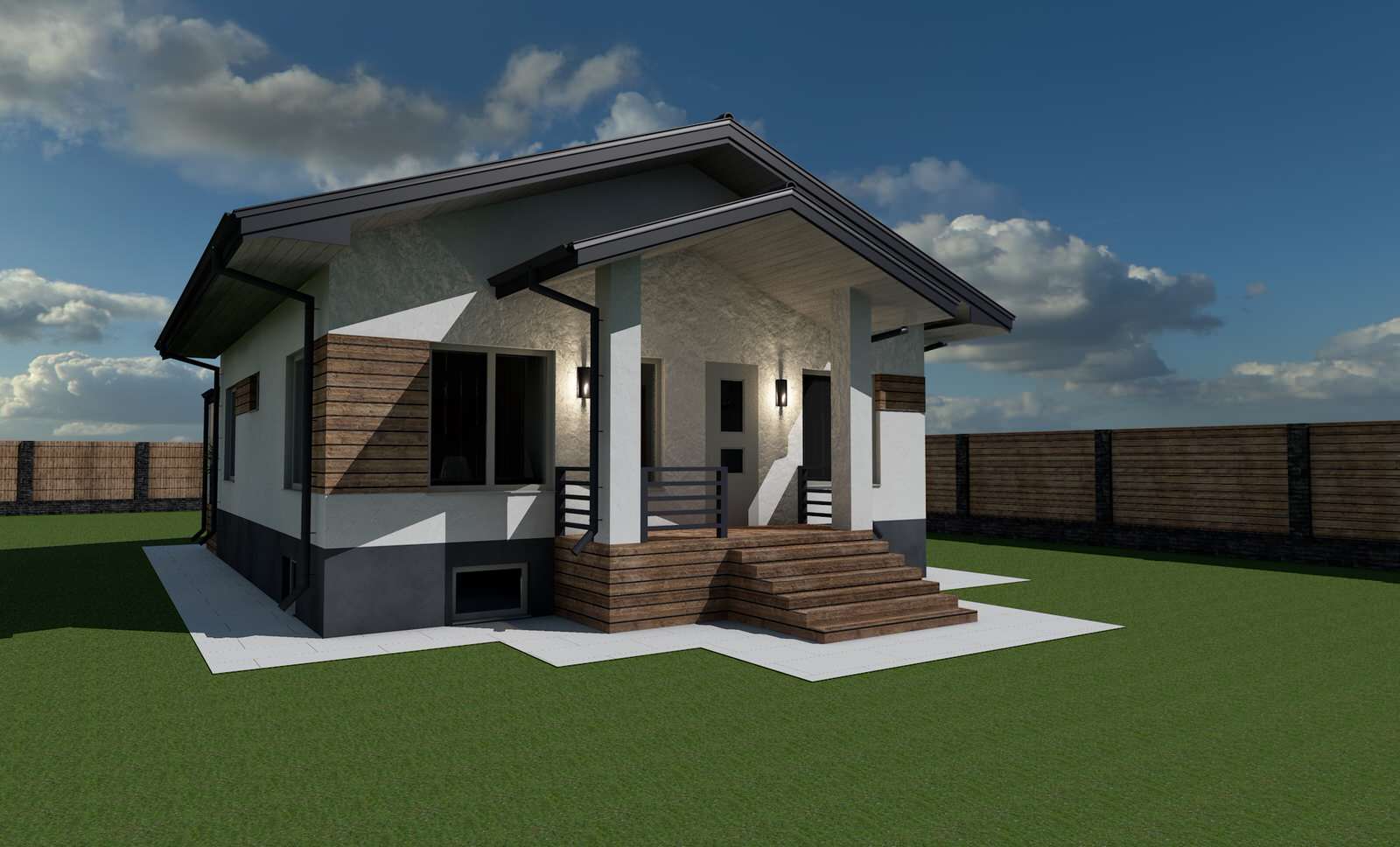 Дизайн-проект экстерьера дома 3