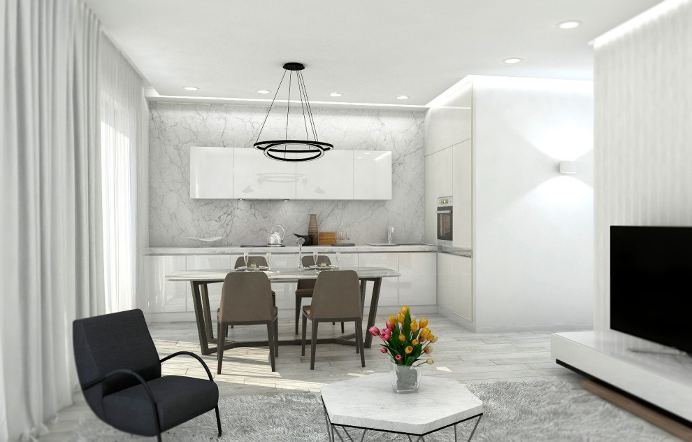 Обложка проекта: Светлый минимализм у моря