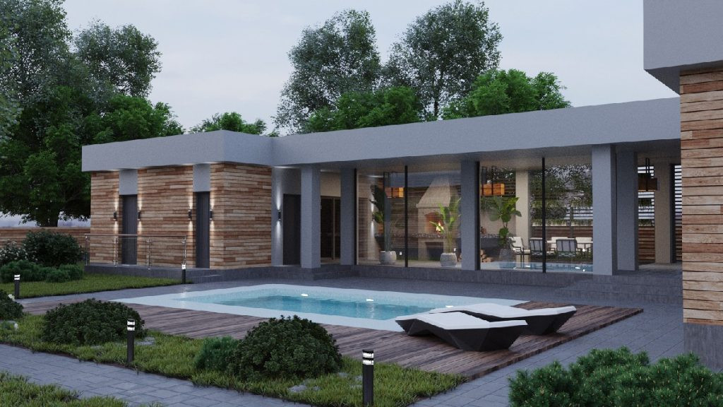 Обложка проекта: Проект частного дома со СПА-зоной