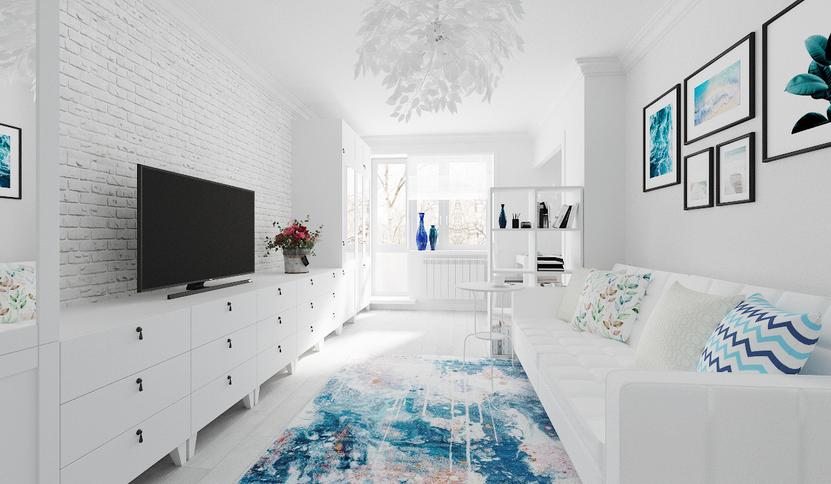 Обложка проекта: Дизайн-проект 2-х комнатной квартиры