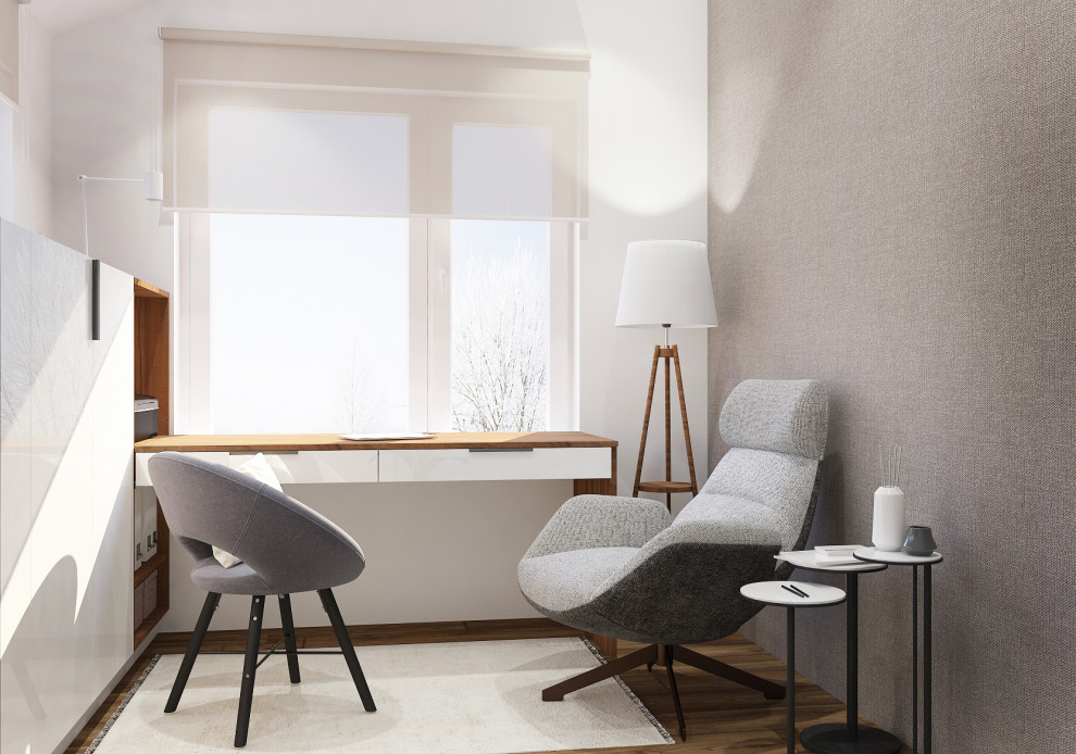 Современный двухэтажный жилой дом в Колтушах 130м2