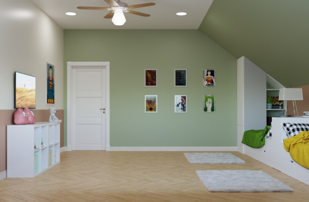 Детская в загородном доме, Новосибирск