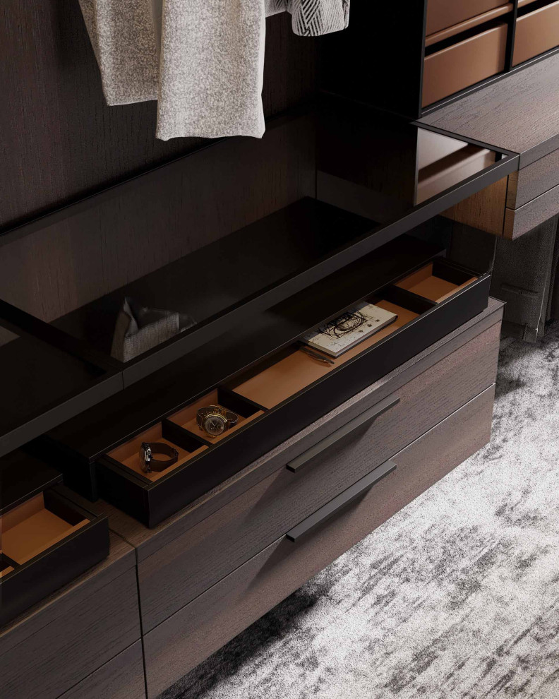 Открытая навесная гардеробная MONOFORM