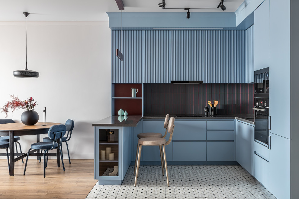 Обложка проекта: Трехкомнатная квартира с кухней—гостиной