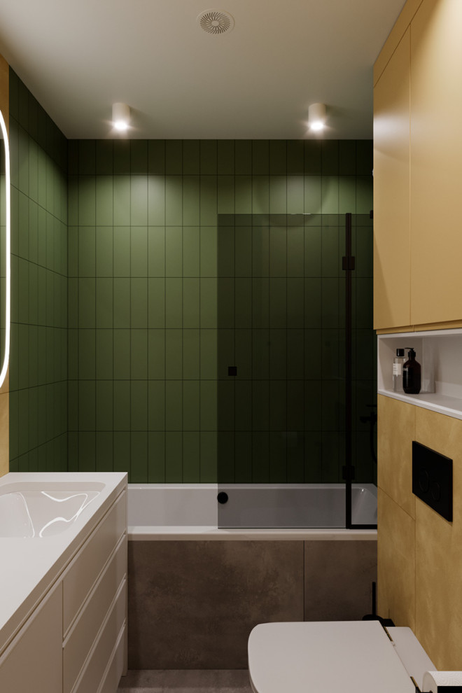 Евро трехкомнатная квартира в современном стиле ЖК Атмосфера