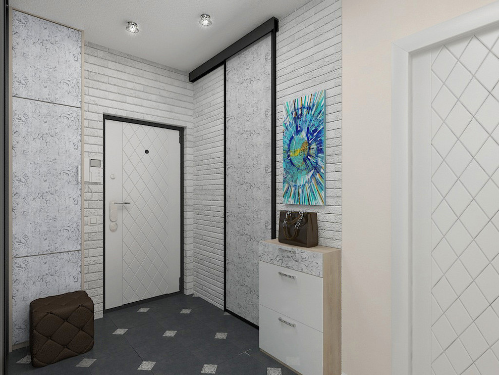 прихожая в ЖК "Сочи"