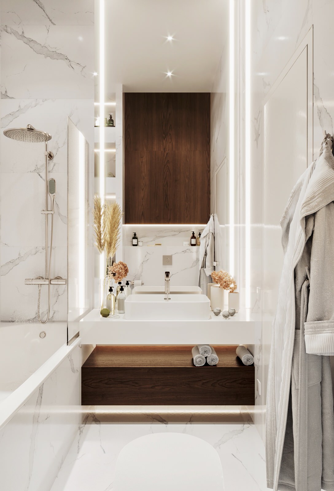 Дизайн-проект санузла в г. Москва