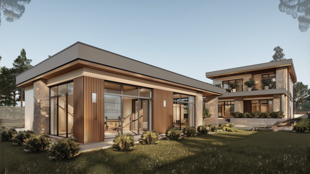 Обложка проекта: Дом на узком участке 300 кв.м.