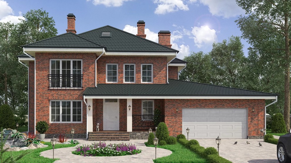 кирпичный дом современная классика: 7 тыс изображений найдено в Яндекс.Картинках