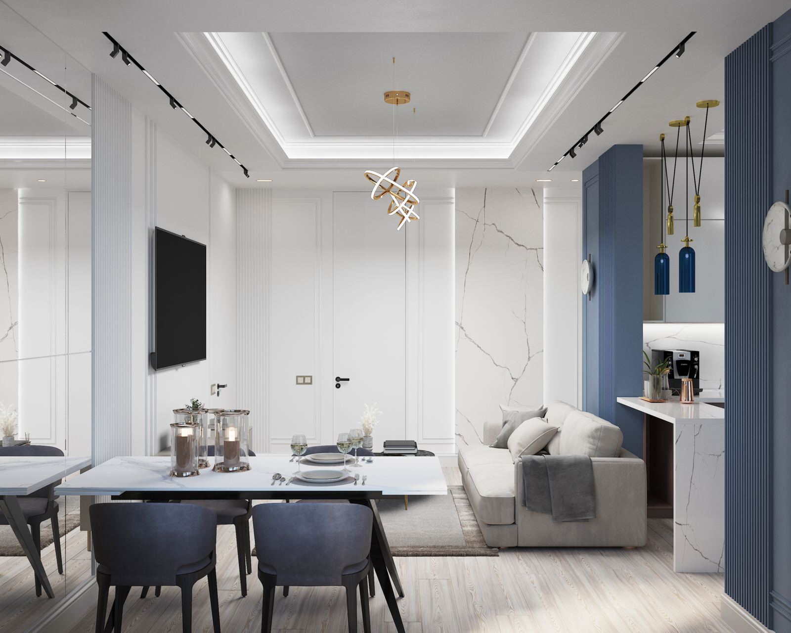 Квартира 165 м² в ЖК «Фили Сити»