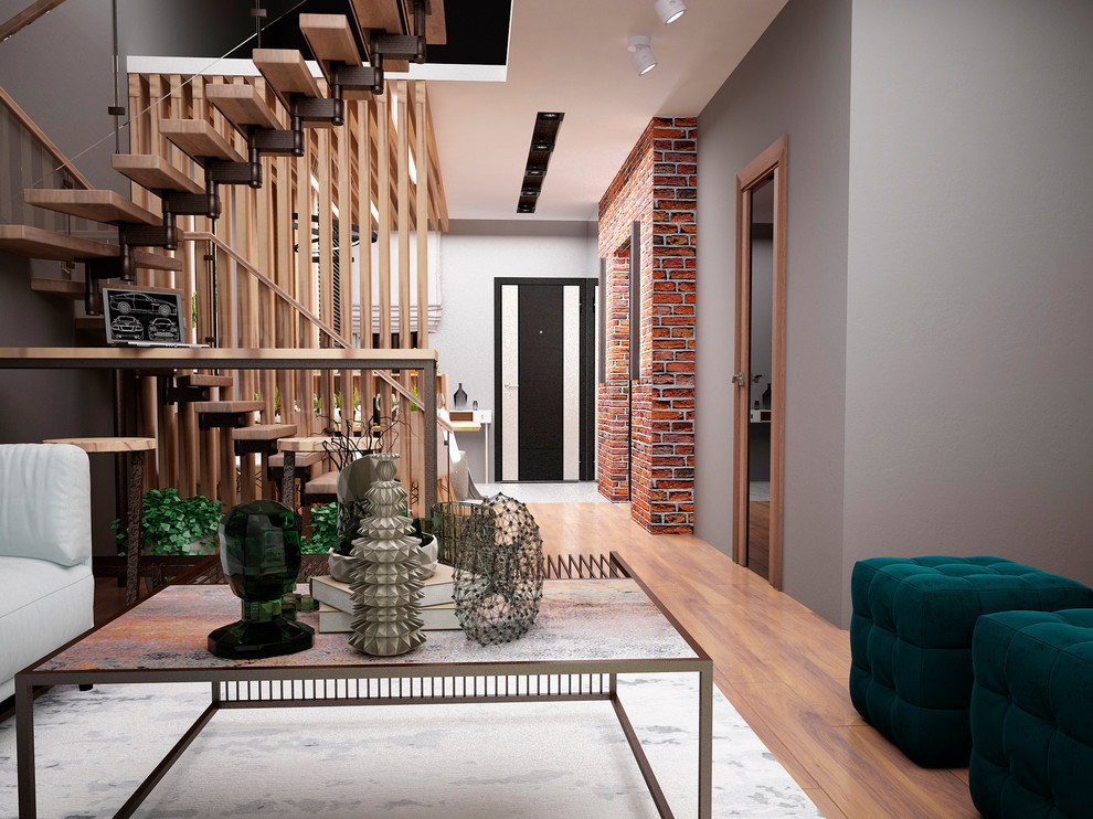 Обложка проекта: Блок-секция в стиле лофт