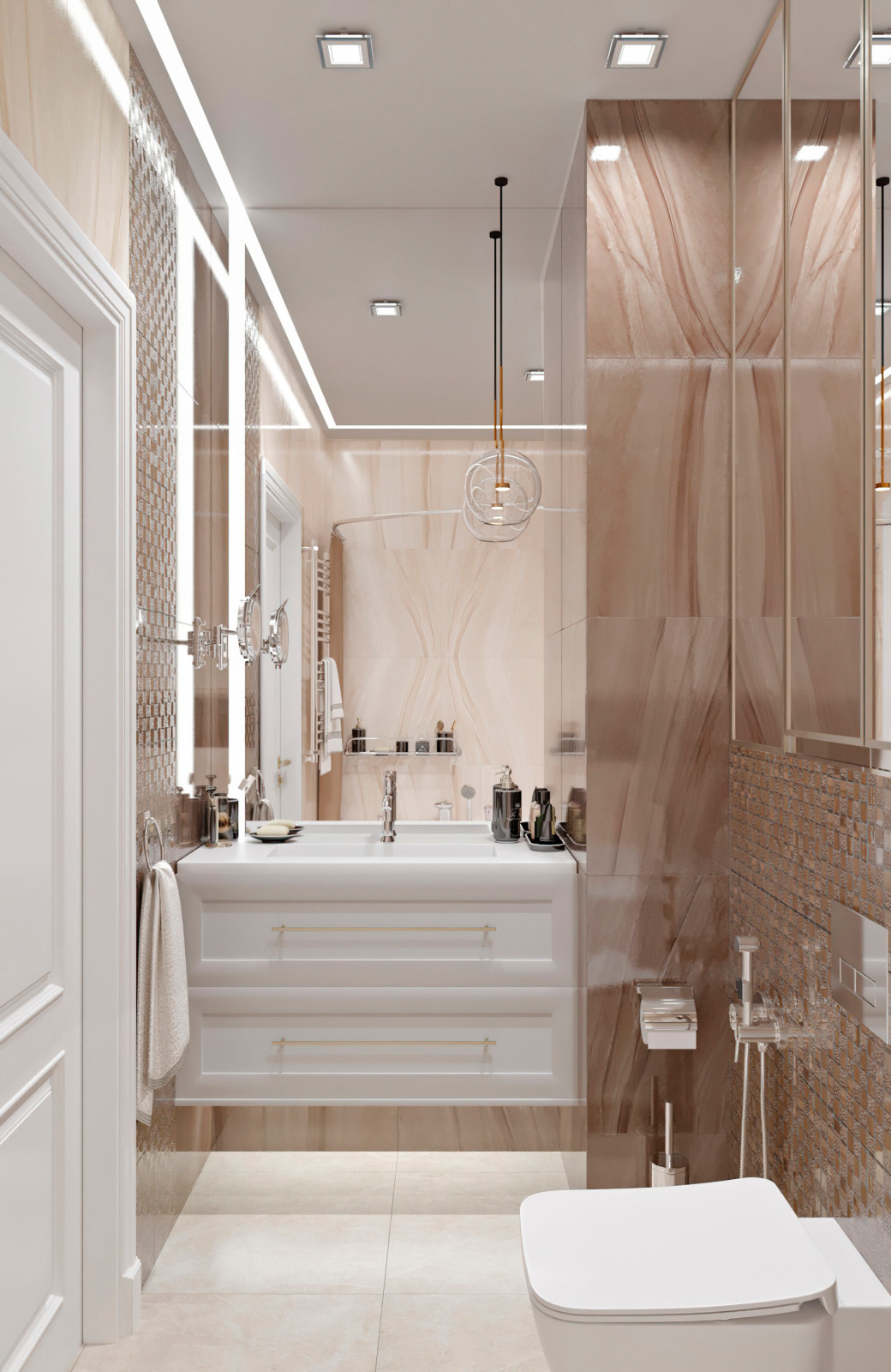 Дизайн квартиры в стиле неоклассика