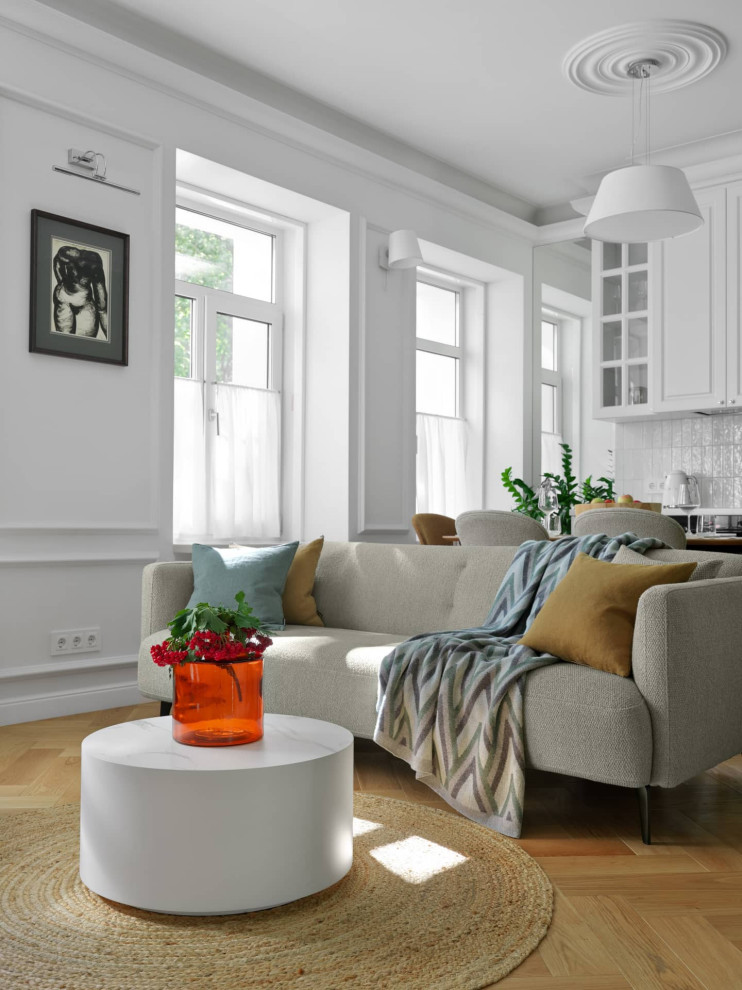 Дизайн и ремонт квартиры в Пречистенском переулке — Зелёный лейтмотив