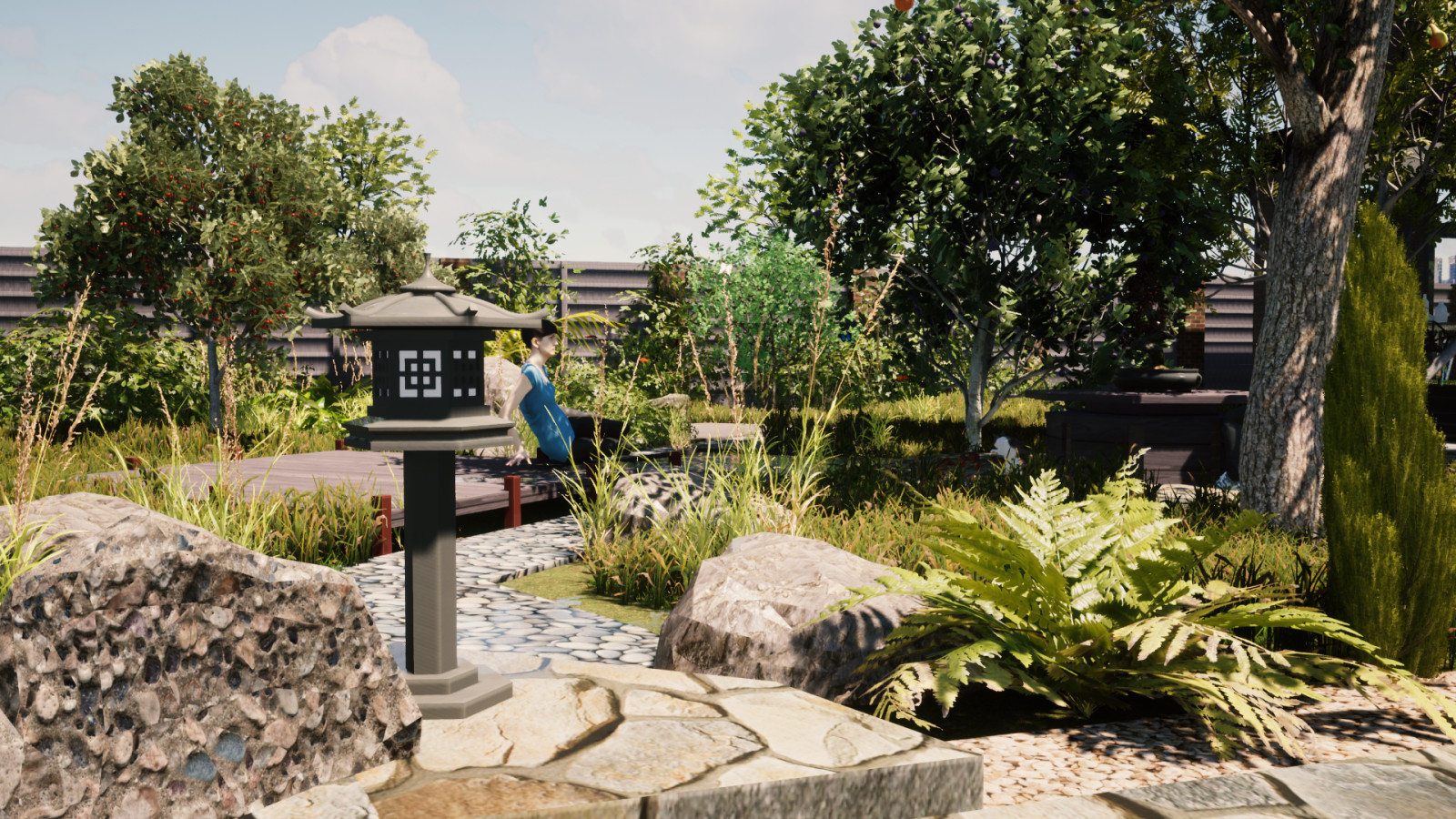 Благоустройство дачного участка. Сад в японском стиле