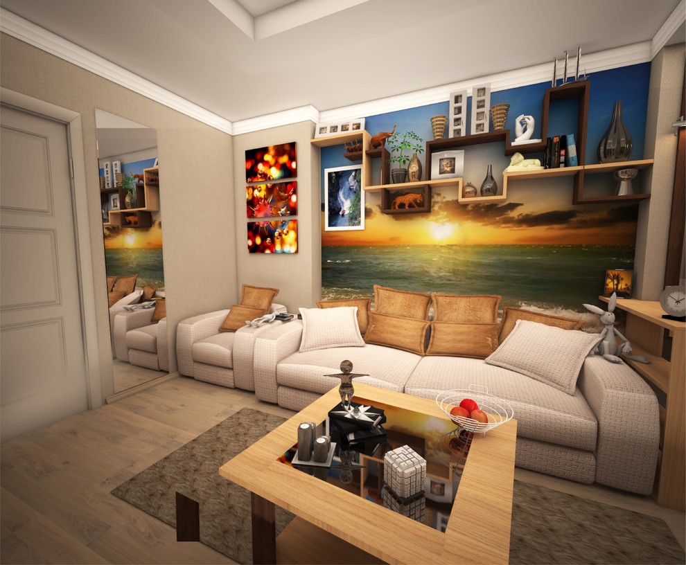 Спальня-гостиная для женщины