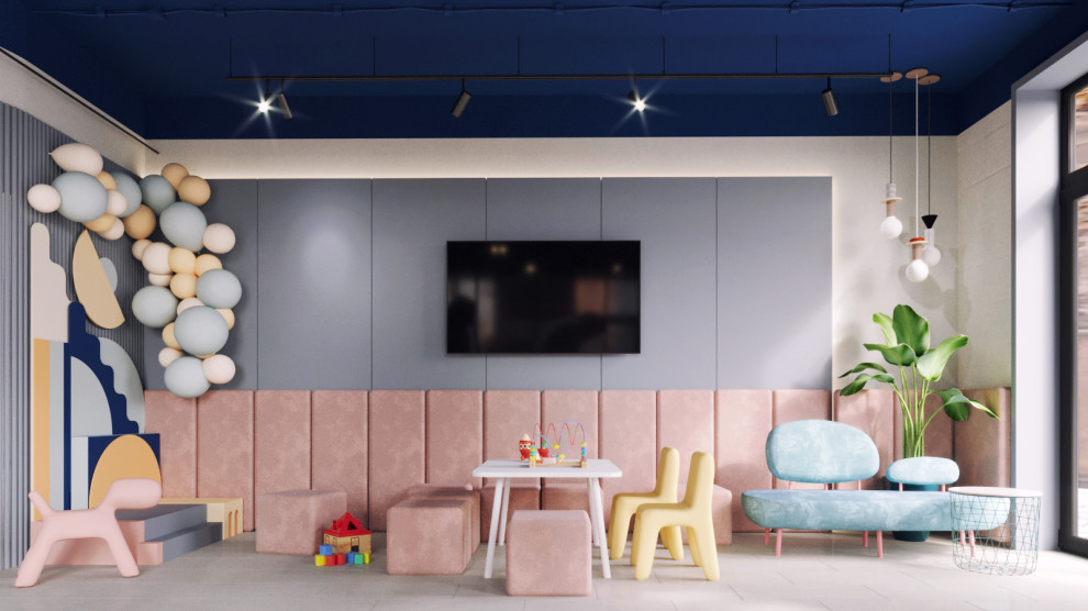 Обложка проекта: Дизайн-проект детского салона красоты, 63 кв.м