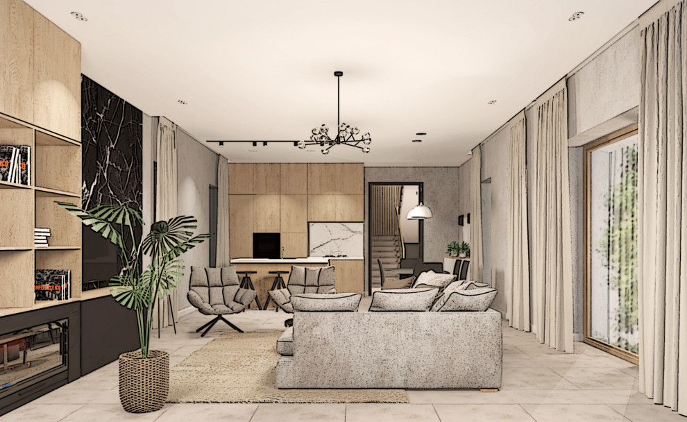 Дизайн интерьера частного дома.