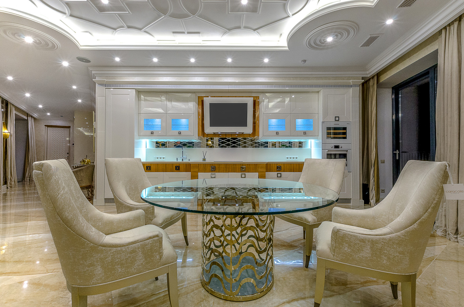 Обложка проекта: Жилой комплекс Актер Гэлакси Сочи. Просторная квартира в современном стиле.