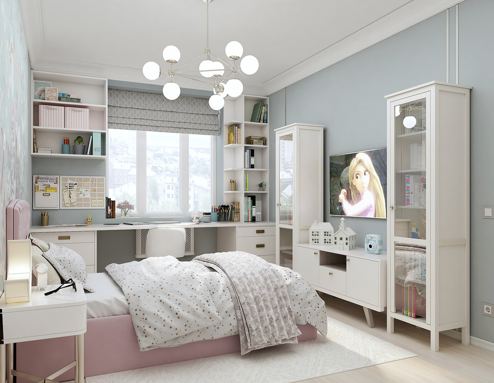 Проект детской для девочки