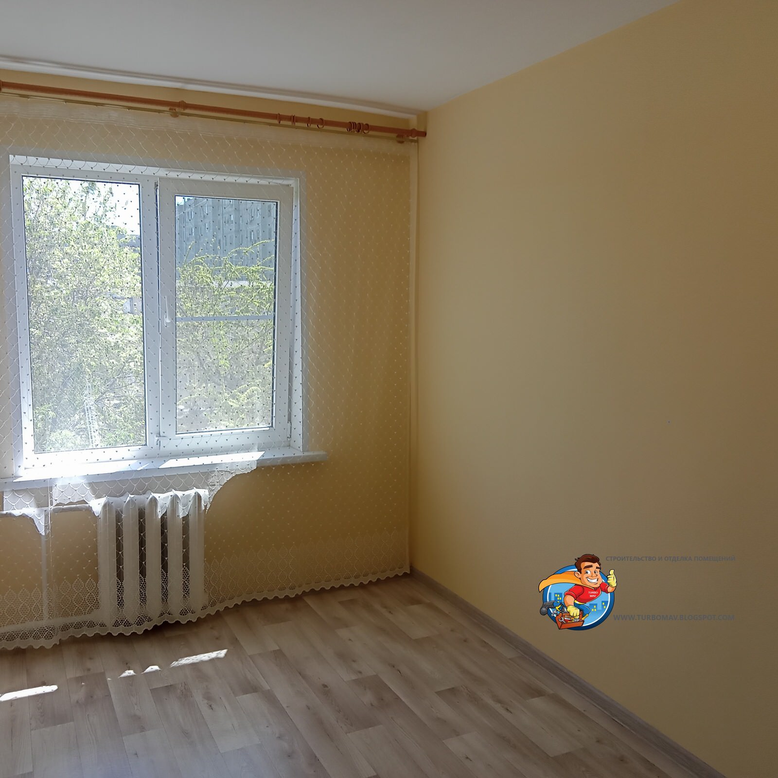 Отделка комнаты