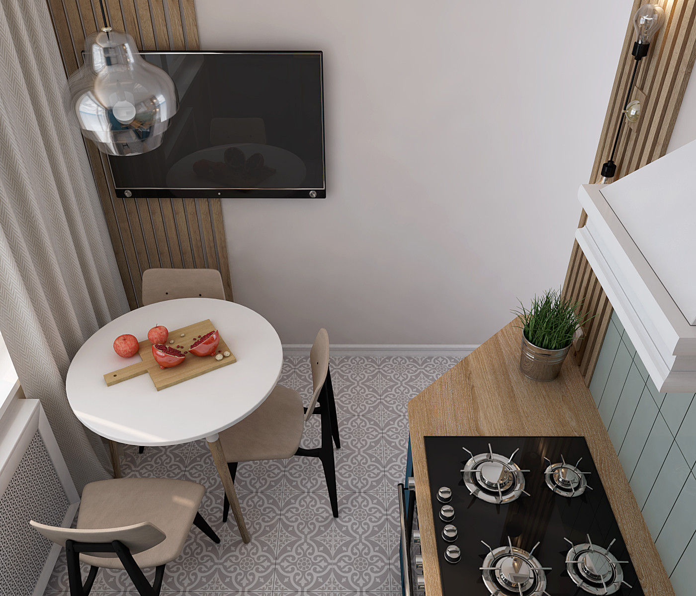 Дизайн маленькой квартиры, 32 кв.м.