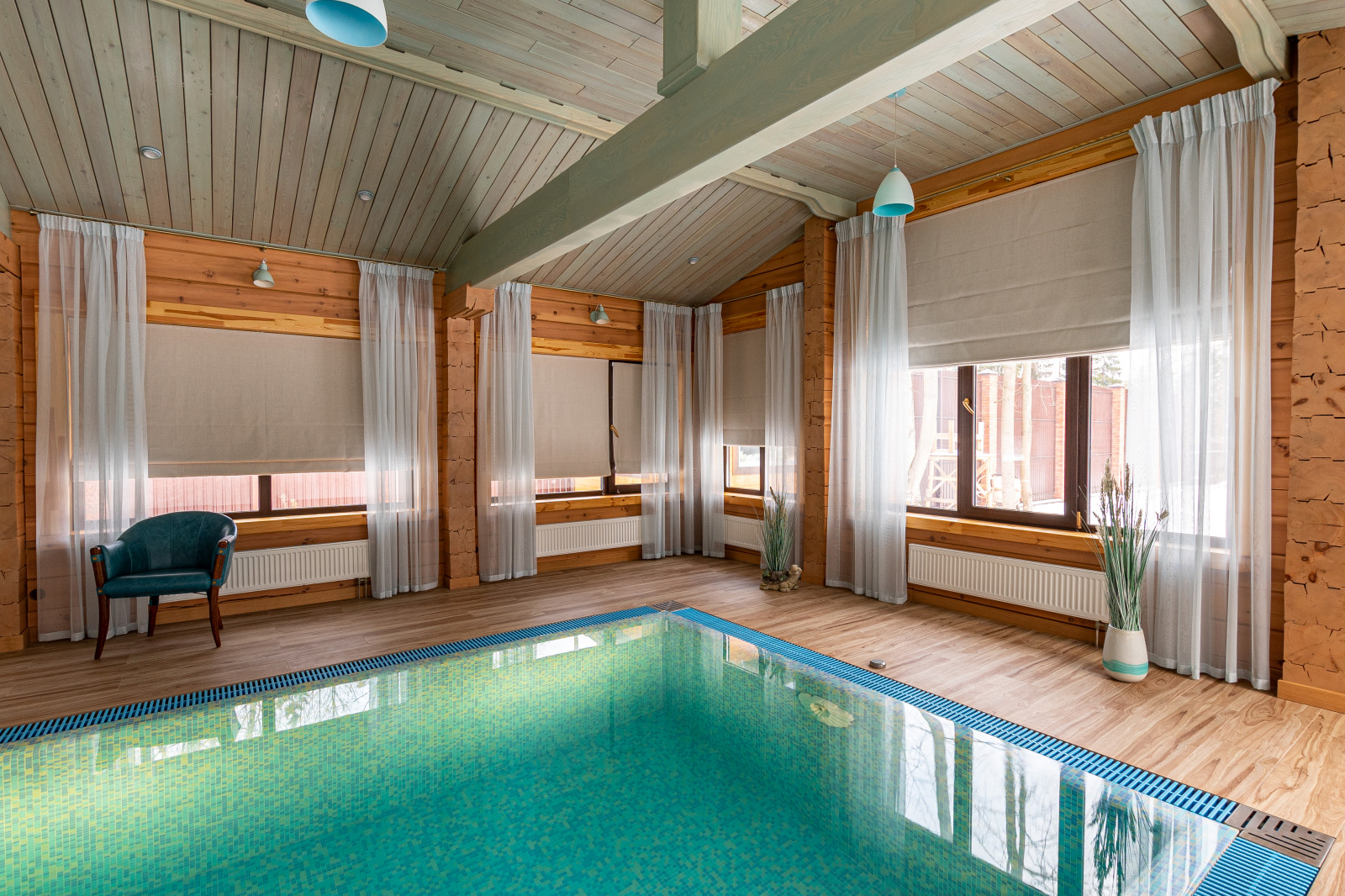 Обложка проекта: Шторы в дом из бруса