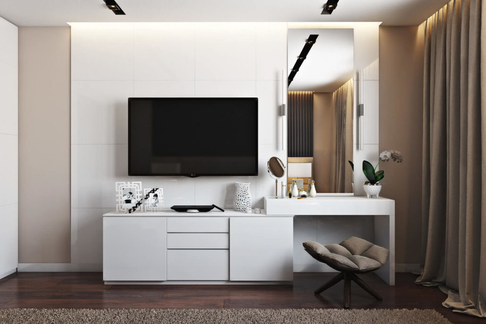 Современный дизайн просторной квартиры