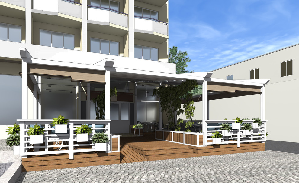 Обложка проекта: Летняя терраса кафе / Summer terrace of cafe