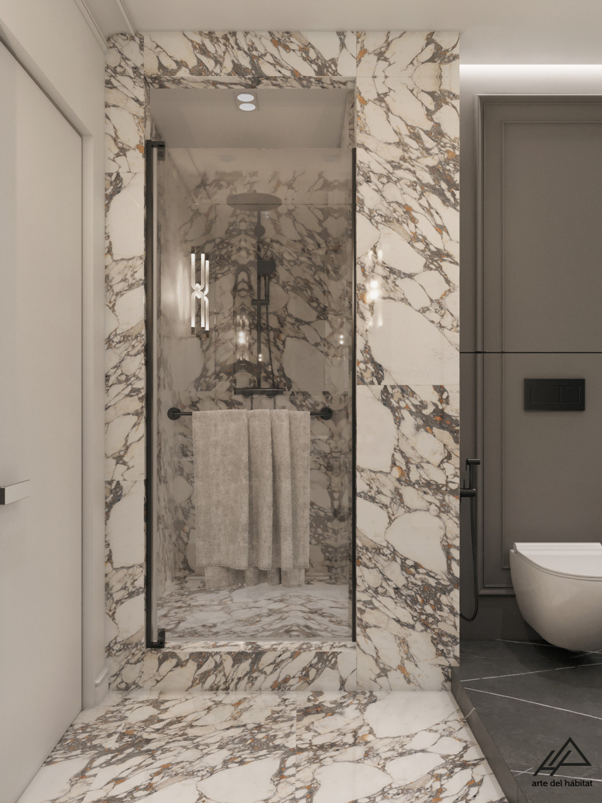 Современный минималистичный интерьер с элементами классики