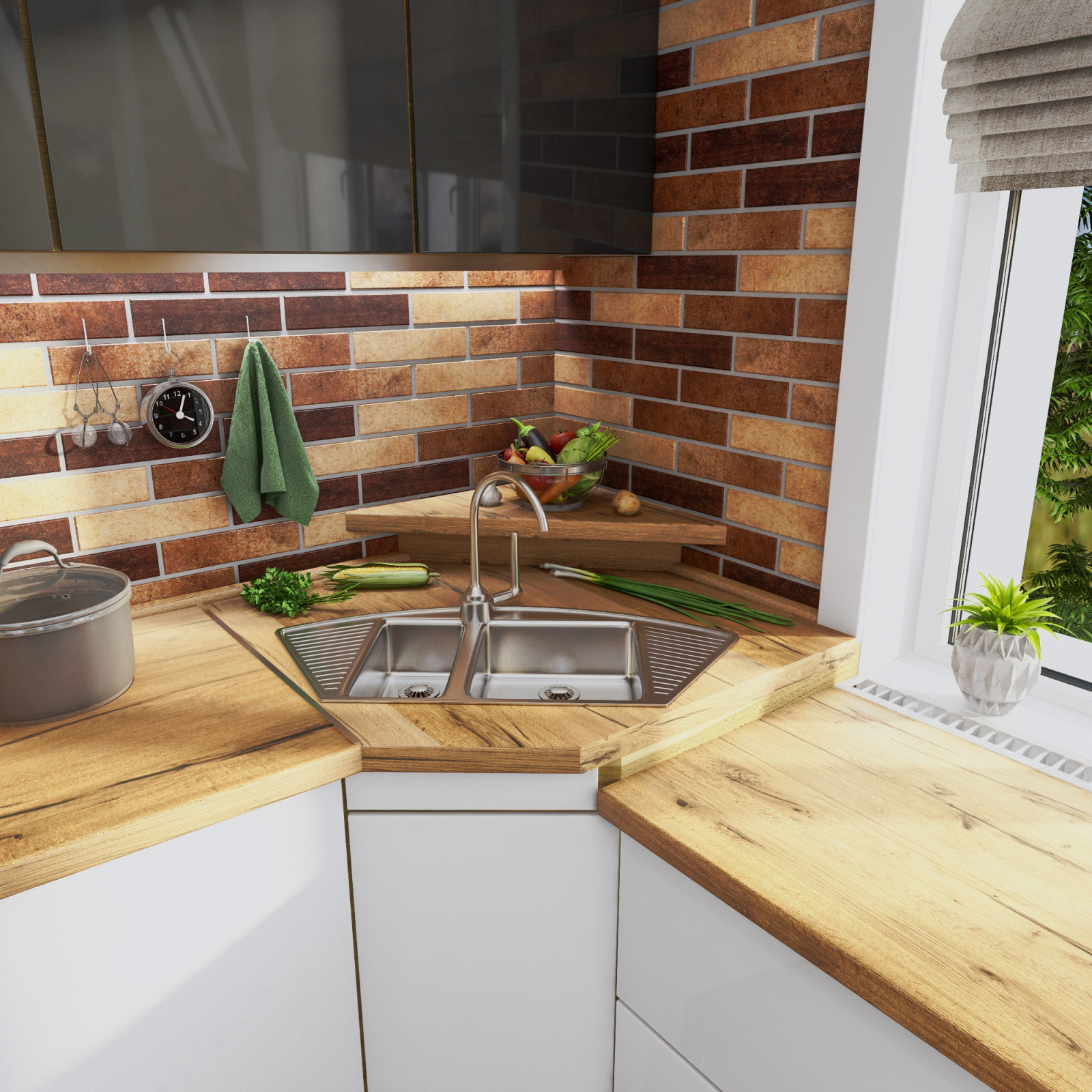 Блок-хаус в интерьере небольшого частного дома