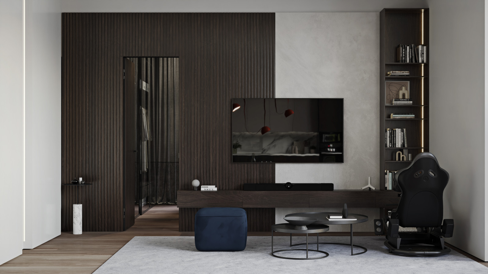 Просторная кухня-гостиная