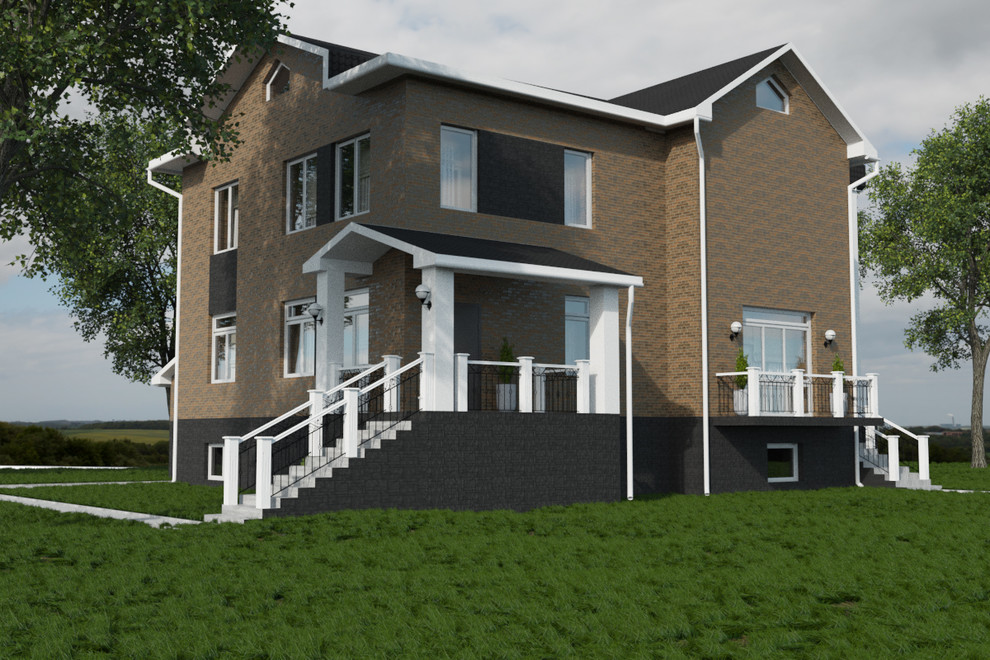 Разработка фасадов индивидуального жилого дома