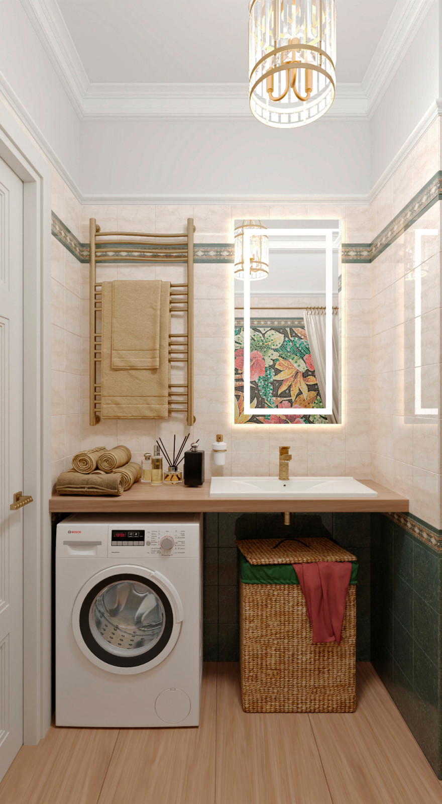 Квартира в Москве, в стиле современной классики