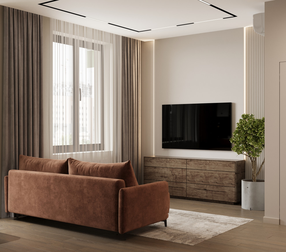 Дизайн 2-комнатной квартиры в ЖК ID Park Pobedy