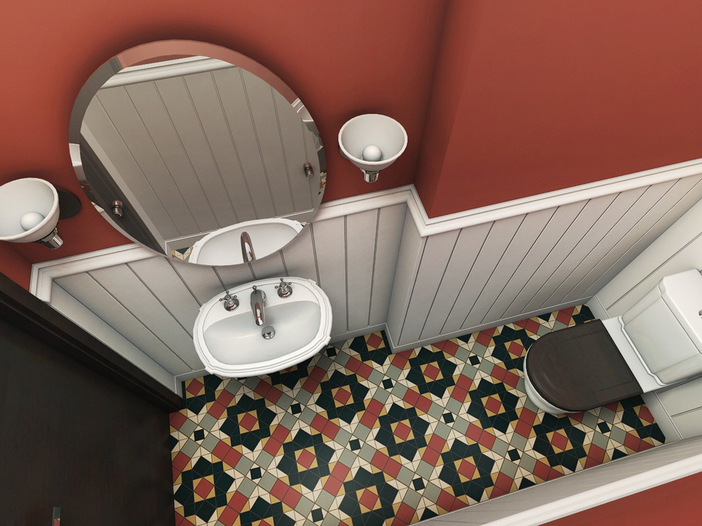 bathroom, lesnye polyany house