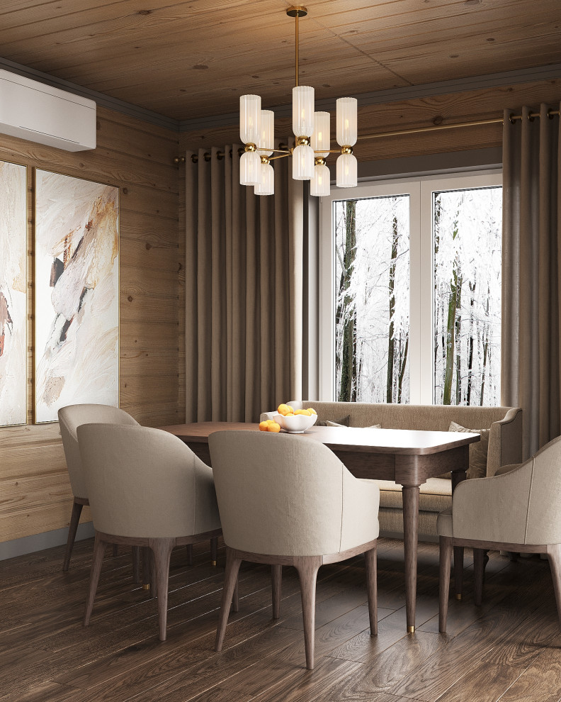 Дизайн гостиной в загородном доме