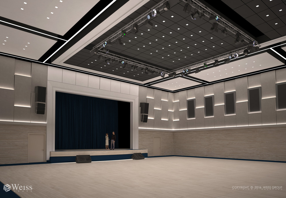 Зал светлый, вид 1.