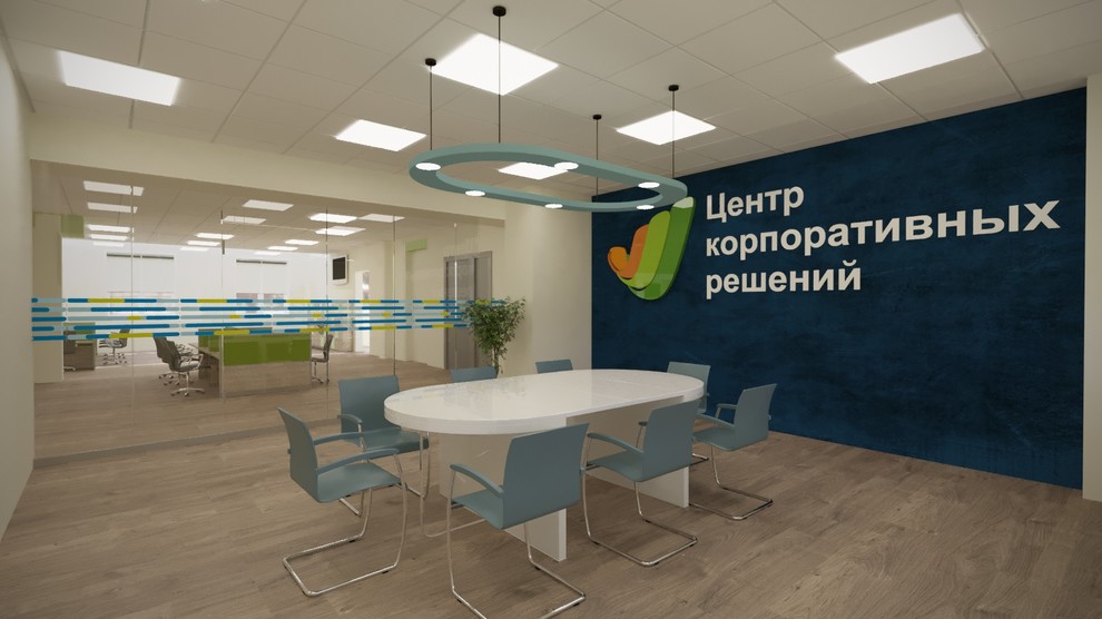 дизайн-проект офисных помещений для "Сбербанк" г. Тольятти